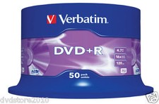 400 DVD+R VERBATIM 16X vergini MATT SILVER Advanced Azo 43550