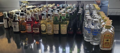 Miniature scotch vodka - scotch,