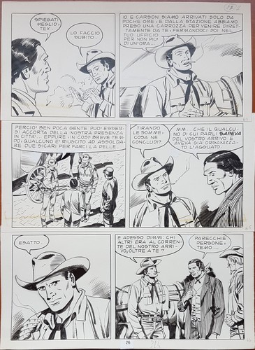 Tex tavola originale - tex,