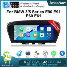 Autoradio Android 8,9" Navigatore GPS WIFI per BMW Serie 3/5 E90 E91 E60 E61 CIC