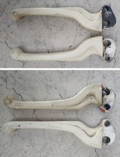 COPPIA LEVE F.A. bianche x Vespa PX 125 150 200 vissute dell'epoca come da foto