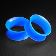 Silicone Blu Doppia Flangia