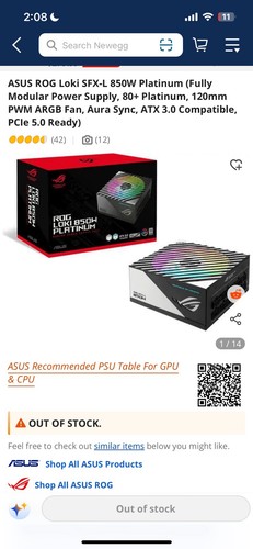 Asus rog loki sfx 850w - loki,