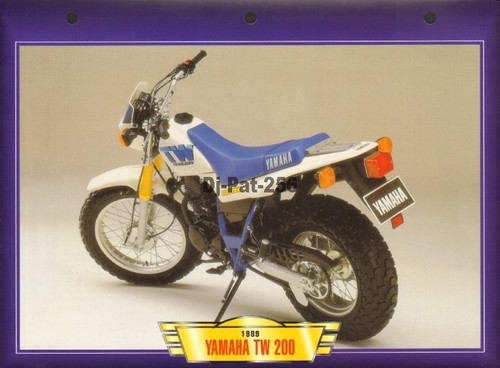 Fiche moto yamaha - fiche, 200