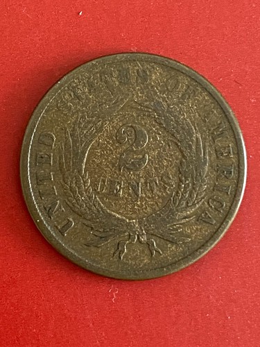 1866 coin shield two cents - 1866,