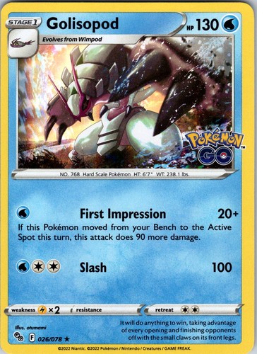 Golisopod 026 078 pokemon - 026/078,