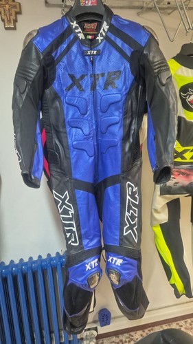 Tuta moto pelle - da, taglia