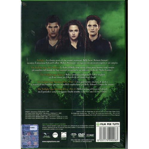 The twilight saga green - saga, box