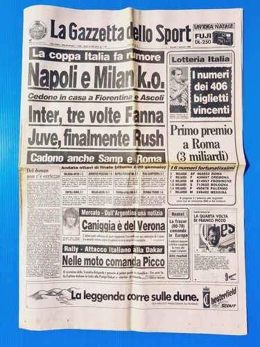 Gazzetta dello sport gennaio - 7,