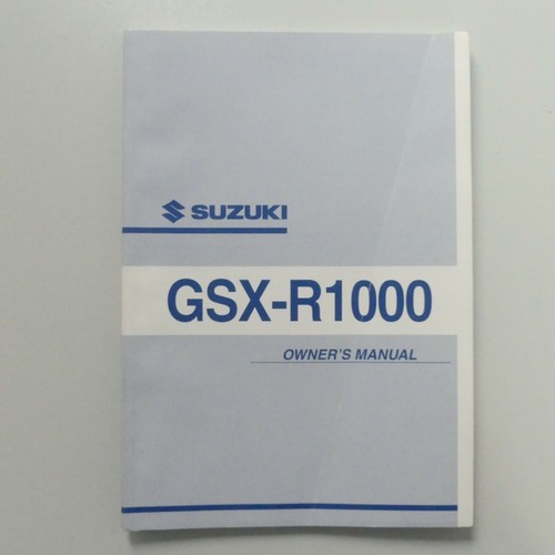 Suzuki gsx 1000 manuale - gsx, r