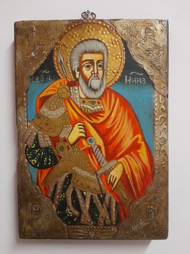 Icona dipinta mano - icona, a
