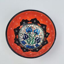 CIOTOLA in Ceramica Turca Turchia soprammobile Svuota-tasche Vintage Dipinta