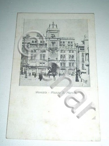 Cartolina venezia piazza - venezia, s