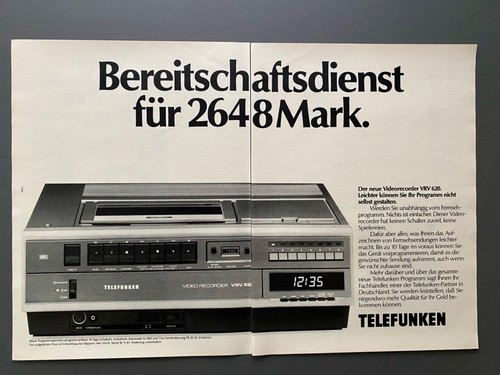 Videoregistratore telefunken - videoregistratore,