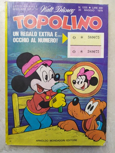 Topolino 1225 20 maggio - topolino,