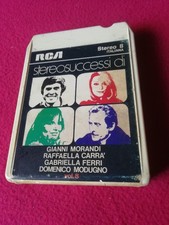 STEREOSUCCESSI 8 CASSETTA STEREO 8 RCA RAFFAELLA CARRA' MORANDI MODUGNO G FERRI
