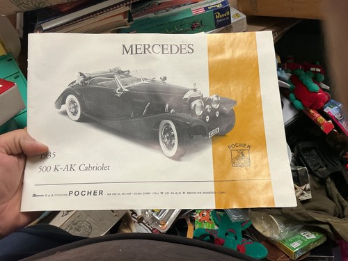 Pocher mercedes benz 500k - pocher, 500k-ak