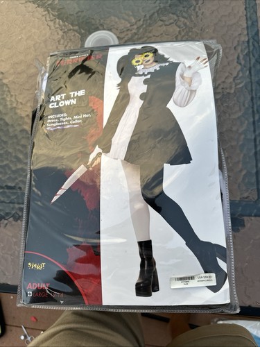 Art clown costume adulto - il,