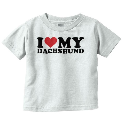 Maglietta love bachshund - love, my