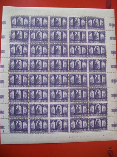 Vaticano 1966 foglio intero - 1966,