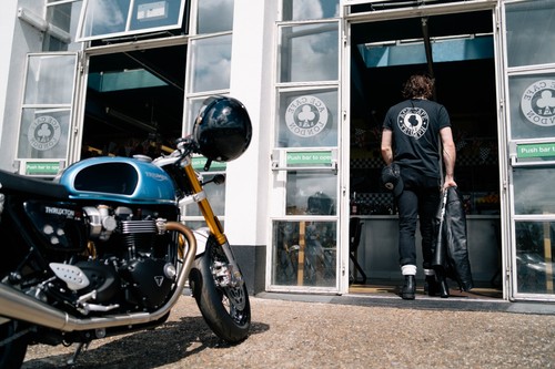 Triumph ace cafe shirt - cafe, con
