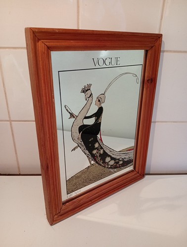 Miroir vintage vogue motif - vogue,