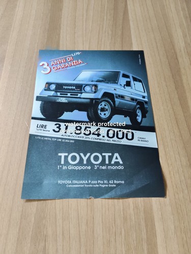 1989 toyota lj70 land cruiser - 1989,