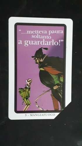 Scheda telefonica pinocchio - scheda,