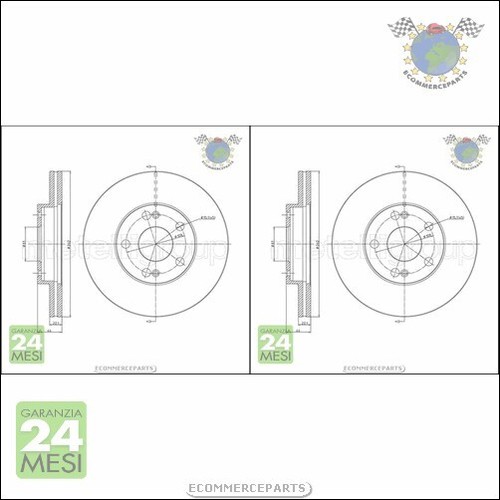 Kit dischi freno metelli - kit, 2x