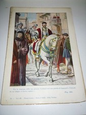 VECCHIA STAMPA COSIMO I STORIA D'ITALIA PAOLO GIUDICI TANCREDI SCARPELLI