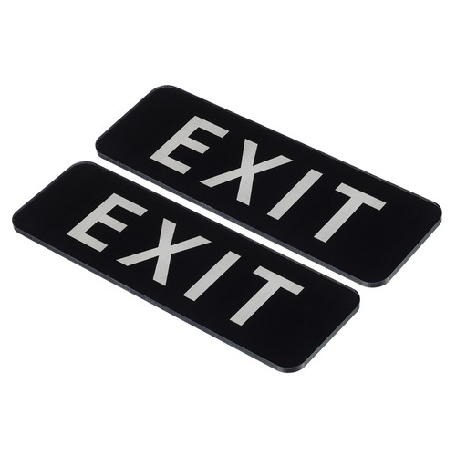 Exit 2set acrylique 9x3 - exit, 9x3"