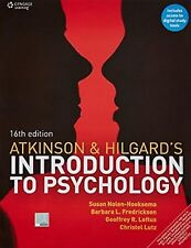 Atkinson & Hilgard’s Introduction Psychology 16th INTL ED  9788131528990