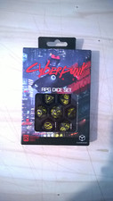SET DADI CYBERPUNK Red rpg Dice Set SET DADI POLIEDRICI UFFICIALI CYBERPUNK RED