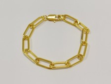 Bracciale uomo vero oro giallo