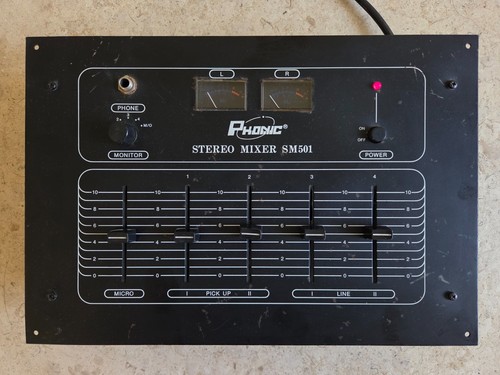 Mixer phonic 501 - mixer,