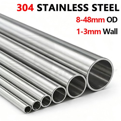 Tubo tondo acciaio inox 304 - , od
