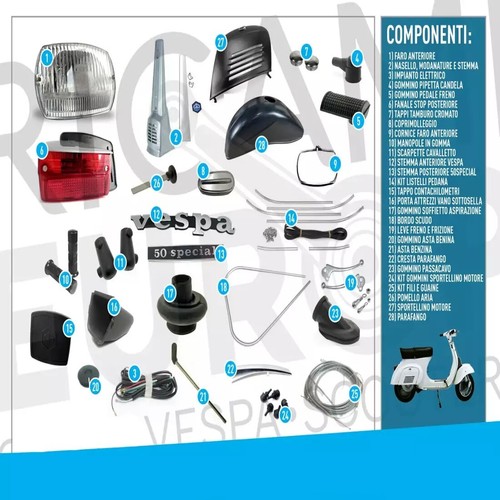Kit completo ricambi restauro - kit,