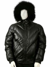 GIACCA uomo puffer pelliccia