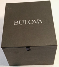 BULOVA- SCATOLA PER OROLOGIO -VINTAGE- RARE WATCH BOX -CASE- CAJA- BOITE-USATA