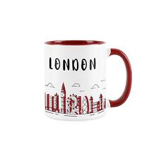 Tazza skyline di Londra - iconico regalo souvenir londinese per gli amanti della città - tazza in ceramica