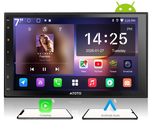 Autoradio atoto pollici - f7,