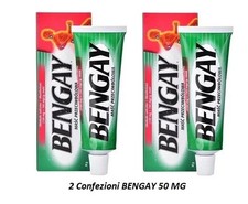 2 BENGAY Crema 50g. Spedizione Immediata Consegna 2g