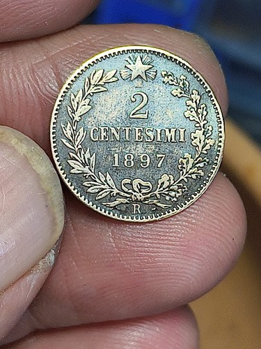 Moneta centesimi del 1897 - 2,