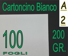 100 FF risma Cartoncino bianco
