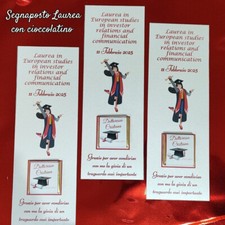 Segnaposto laurea con - segnaposto,