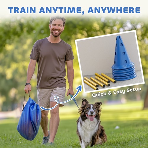 Set coni agility per cani - agility, 8