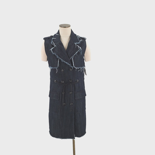 Abito jeans nascosto bordi
