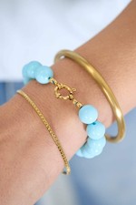 Bracciale con perle medie 12mm
