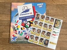 Album figurine Panini FRANCE 98 COMPLETE + IRAN Team Set wc wm 1998 deutsche 70