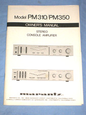 Owner manual marantz model - manual,